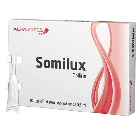 Alfa Intes Somilux Collirio 10 Applicatori Sterili Monodose Da 0,5 Ml