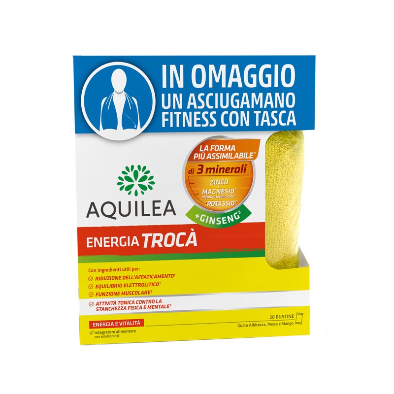 Uriach Aquilea Energia Troca' + Ginseng Promopack 20 Bustine