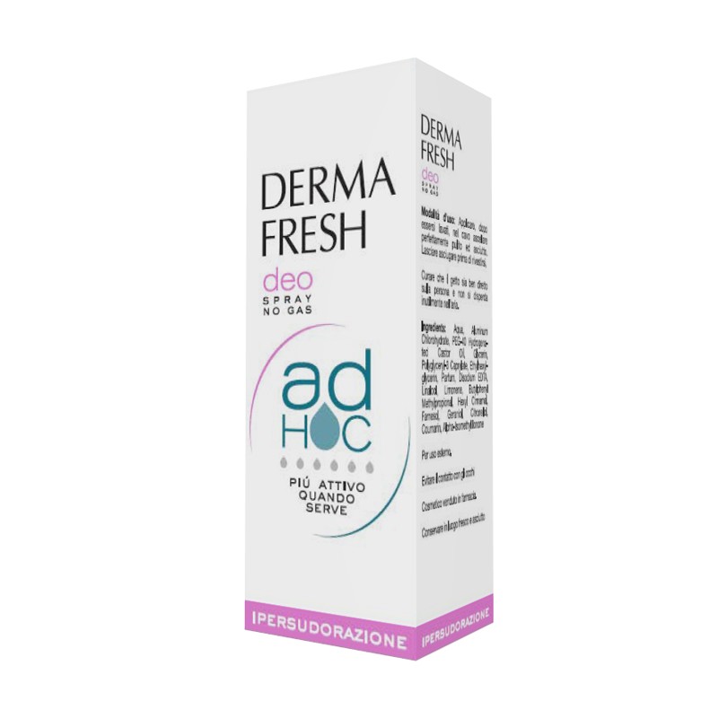 Meda Pharma Dermafresh Deo Spray No Gas Ad Hoc Ipersudorazione Deodorante 100 Ml