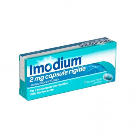 Imodium 12 Capsule Rigide da 2 mg di Loperamide contro la Diarrea