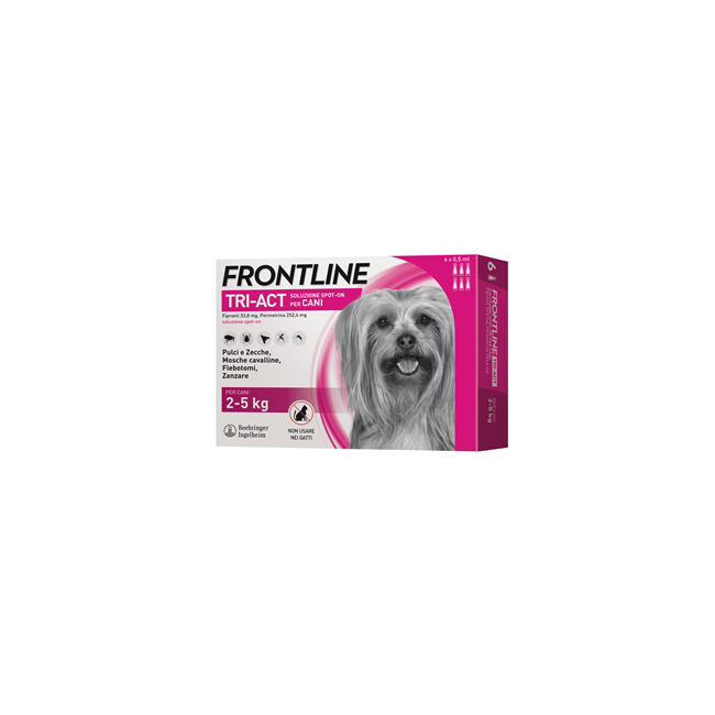 Boehringer Ingelheim Frontline Tri-act Soluzione Spot-on Per Cani Di 2-5 Kg