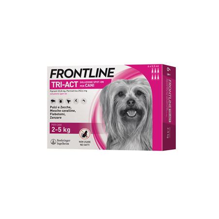 Boehringer Ingelheim Frontline Tri-act Soluzione Spot-on Per Cani Di 2-5 Kg