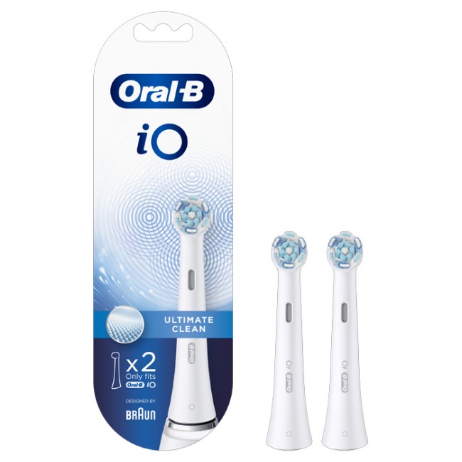 Procter & Gamble Oralb Power Refill Io Ultimate Clean White 2 Pezzi