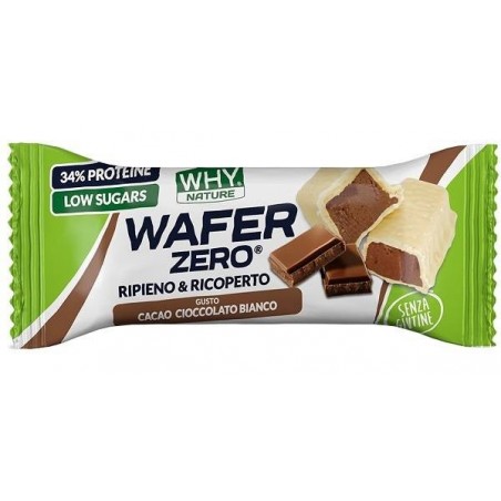 Biovita Whynature Wafer Zero Cacao Cioccolato Bianco 30 G