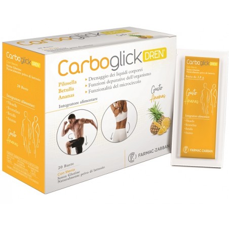 Farmac-zabban Carboglick Dren 20 Bustine