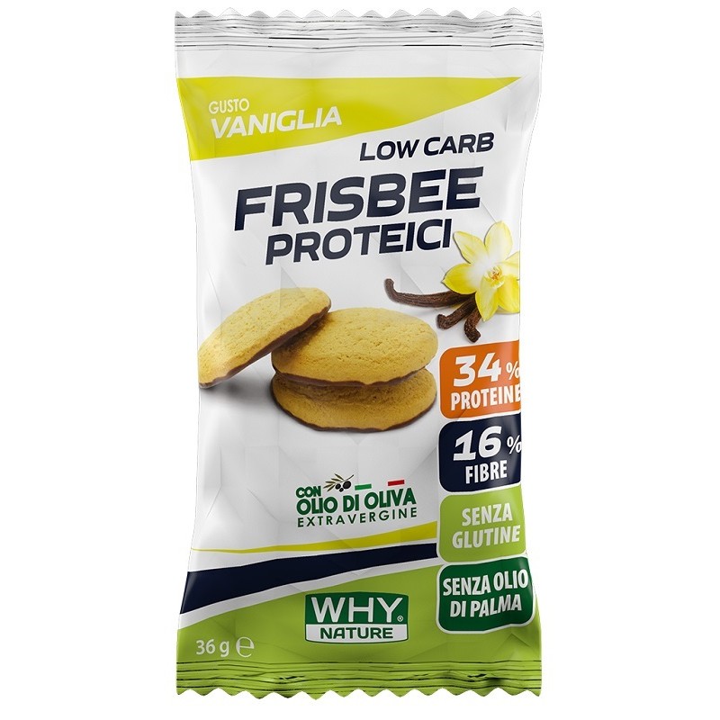 Biovita Whynature Frisbee Proteici Vaniglia 36 G