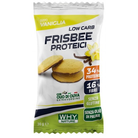 Biovita Whynature Frisbee Proteici Vaniglia 36 G