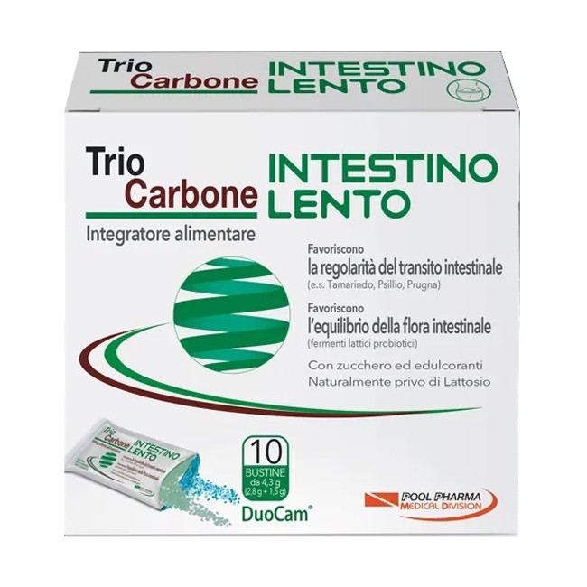 Pool Pharma Triocarbone Intestino Lento 10 Bustine