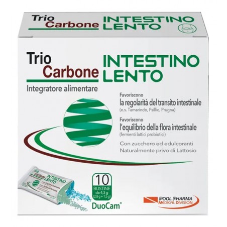 Pool Pharma Triocarbone Intestino Lento 10 Bustine