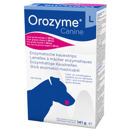 Ecuphar Orozyme Canine Strisce Enzimatiche Masticabili Per Cani Di Taglia Grande