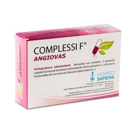 Homeo Sapiens Complessi F Angiovas 30 Compresse