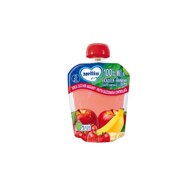 Danone Mellin Pouch Mela/fragola/banana 90 G