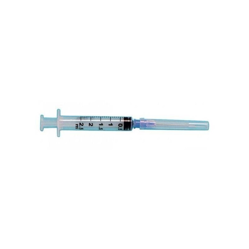 Pikdare Siringa Pic Monouso Sterile Con Ago Montato Gauge23 Capacita' 2,5ml 1 Pezzo