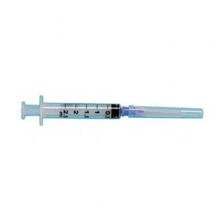 Pikdare Siringa Pic Monouso Sterile Con Ago Montato Gauge23 Capacita' 2,5ml 1 Pezzo