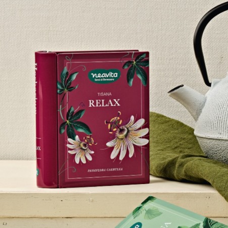 Neavita Cofanetto a Libro con Tisana Relax 5 Filtri in Edizione Limitata Natale 2024