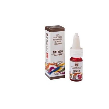 Zuccari Timo Rosso Olio Essenziale Naturale 10 Ml