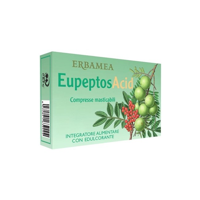 Erbamea Eupeptos 30 Compresse Masticabili 840mg