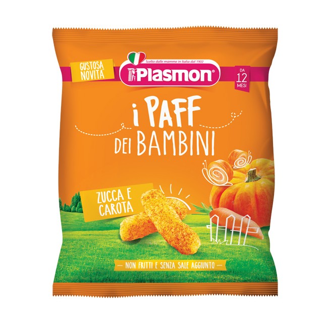 Plasmon Dry Snack Paff Zucca Carote 15 G