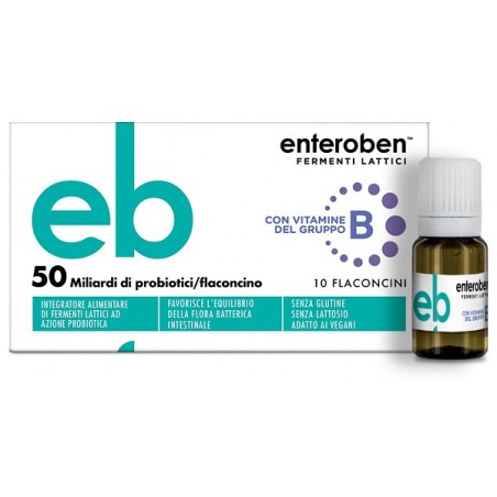 Bioartis Enteroben 50mld 10 Flaconcini Da 10 Ml