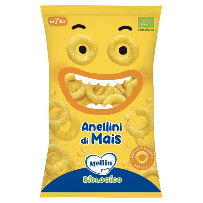 Danone Mellin Snack Bio Anellini Mais 15 G