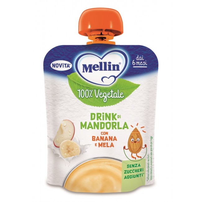 Danone Mellin Pouch Mandorla Mela Banana 90 G