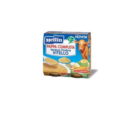 Danone Mellin Pappa Completa Vitello 250 G 2 Pezzi