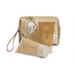 L'Erbolario Iris Bianco Beauty Pochette Bocciolo con Crema Profumata Corpo 75 ml e BagnoCrema 75 ml in Edizione Limitata