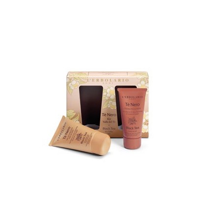 L'Erbolario Tè Nero Kit Valle Del Te' con Gel Detergente Viso & Mani 75 ml e Crema Mani 50 ml Edizione Limitata