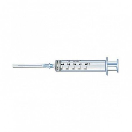 Pikdare Siringa Pic Monouso Sterile Con Ago Montato Misura Guage21x1 1/2 Capacita' 5ml Luer Centrale 1 Pezzo