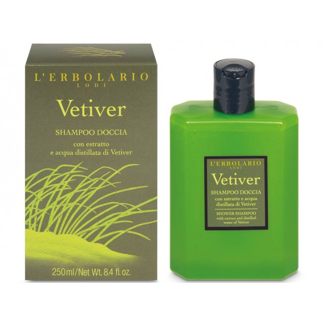 L'Erbolario Vetiver Shampoo Doccia Uomo 250 ml Novità 2024 Linea Maschile