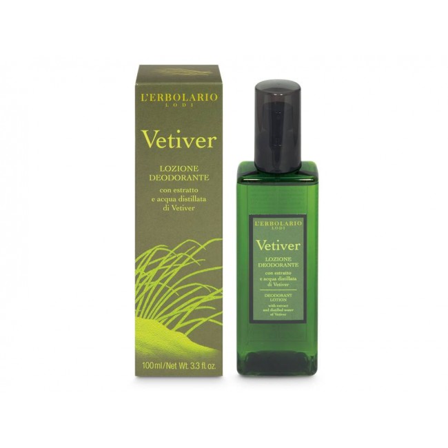 L'Erbolario Vetiver Lozione Deodorante Uomo 100 ml Novità 2024