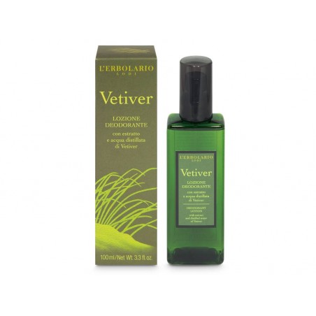 L'Erbolario Vetiver Lozione Deodorante Uomo 100 ml Novità 2024