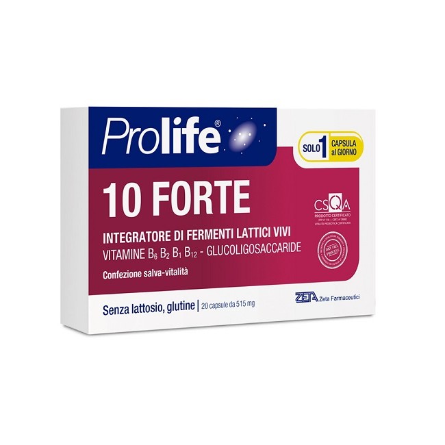 Zeta Farmaceutici Prolife 10 Forte 20 Capsule