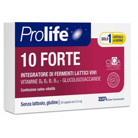 Zeta Farmaceutici Prolife 10 Forte 20 Capsule