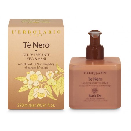 L'Erbolario Tè Nero Gel Detergente Viso & Mani 250 ml Novità 2024