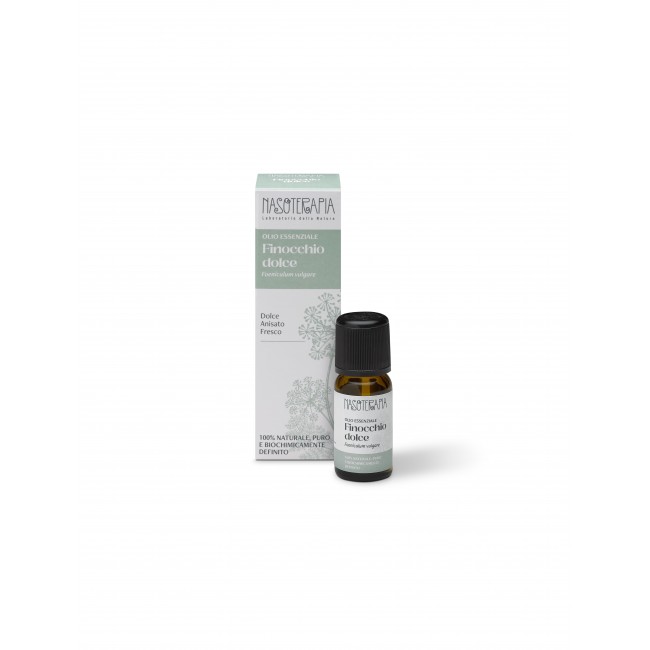 Nasoterapia Olio Essenziale Finocchio Dolce 100% Puro Naturale10 ml Aiuta la digestione, rilassa e favorisce la concentrazione