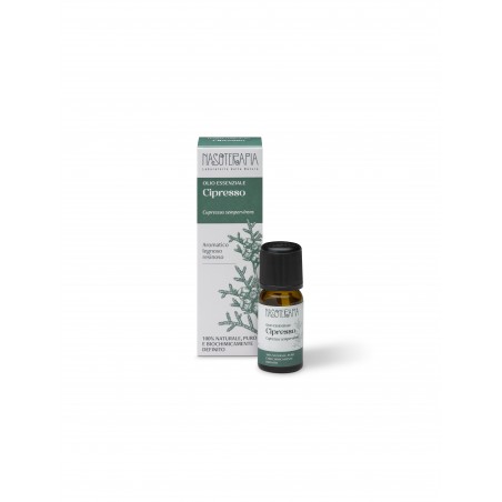 Nasoterapia Olio Essenziale Cipresso 100% Puro Naturale 10 ml Calma e combatte la Tristezza Nuova confezione