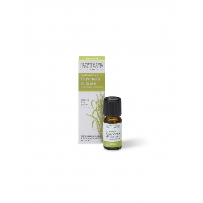 Nasoterapia Olio Essenziale Citronella 100% Puro e Naturale 10 ml Repellente Insetti