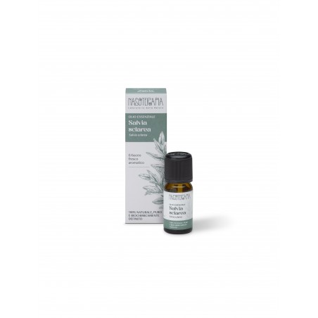 Nasoterapia Olio Essenziale Salvia Sclarea 100% Puro e Naturale 5 ml Purificante e Antiossidante Nuovo