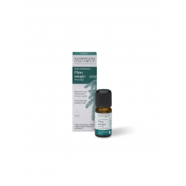 Nasoterapia Olio Essenziale Pino Mugo Biologico 100% Puro Naturale 10 ml Purifica e rinfresca l'aria