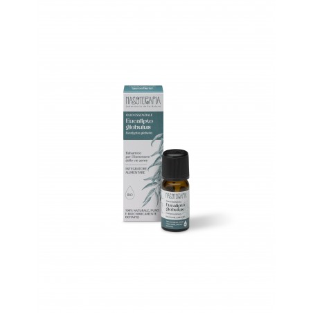 Nasoterapia Olio Essenziale Eucalipto Biologico 100% Puro e Naturale 10 ml per Raffreddore e Tosse