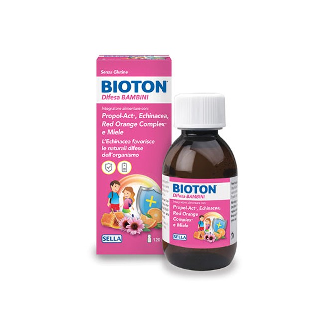 Sella Bioton Difesa Bambini Sciroppo 120 ml per le Difese Immunitarie