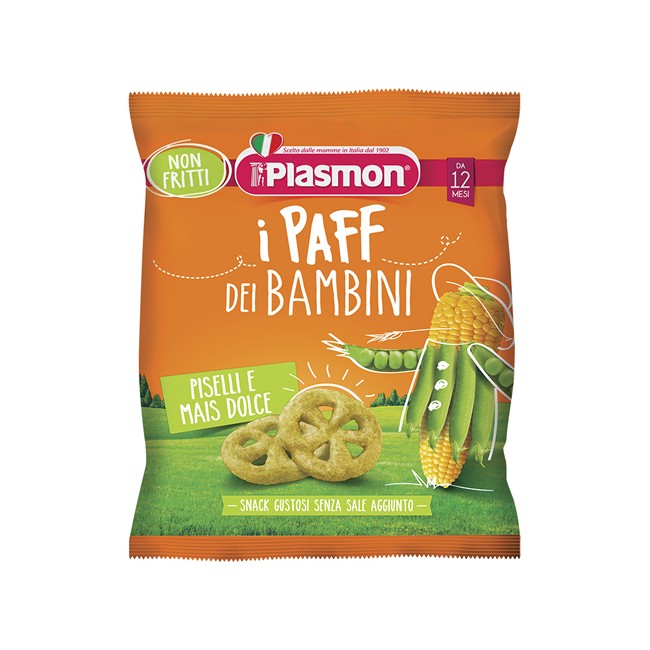 Plasmon Dry Snack Paff Piselli-mais 15 G