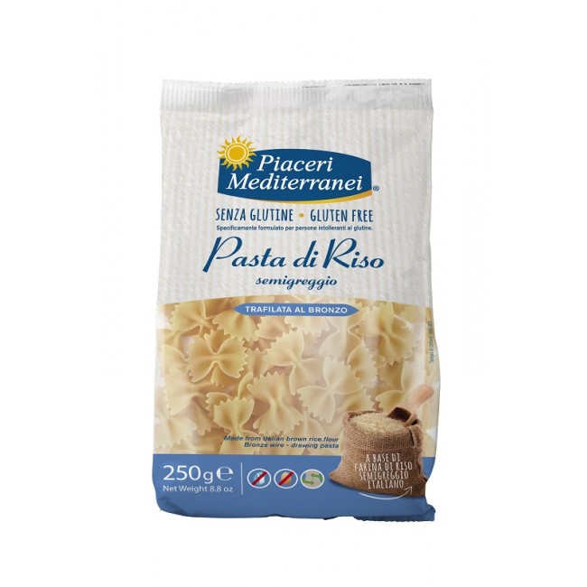 Eurospital Piaceri Mediterranei Pasta Riso Farfalle 250 G