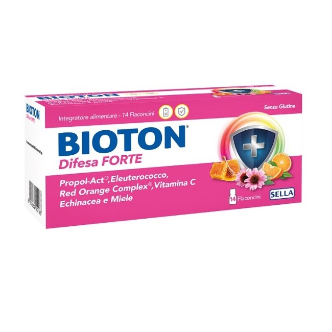 Sella Bioton Difesa Forte 14 Flaconcini Integratore per le Difese Immunitarie