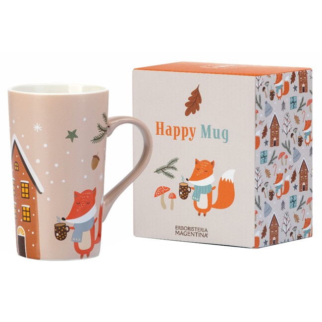 Erboristeria Magentina Tazza in Ceramica Happy Mug Volpe