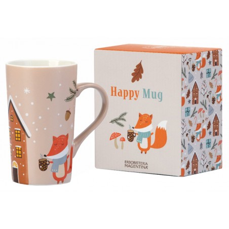 Erboristeria Magentina Tazza in Ceramica Happy Mug Volpe