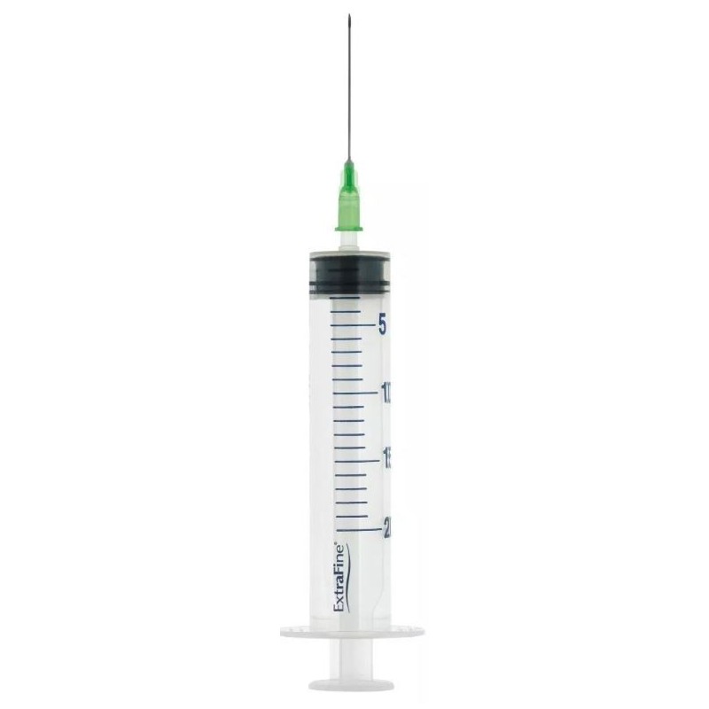 Desa Pharma Siringa Extrafine 20 Ml Con Ago 2 Gauge 21 0,80x40mm Cono Eccentrico 1 Pezzo