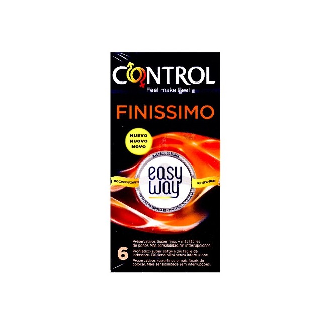 Artsana Profilattico Control Finissimo Easy Way 6 Pezzi