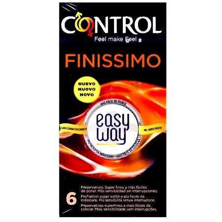 Artsana Profilattico Control Finissimo Easy Way 6 Pezzi